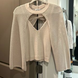 Current Air two piece sweater